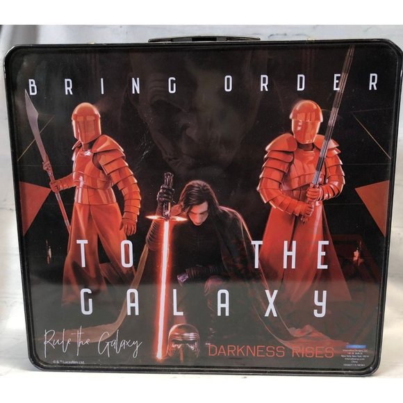 Star Wars Art Set Tin Case with Pens Stamps Stickers Crayons and more - Picture 6 of 6